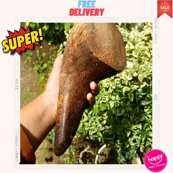 Ulekan Kayu berkualitas Ulekan Kayu JUMBO Kayu Aaren SUPER