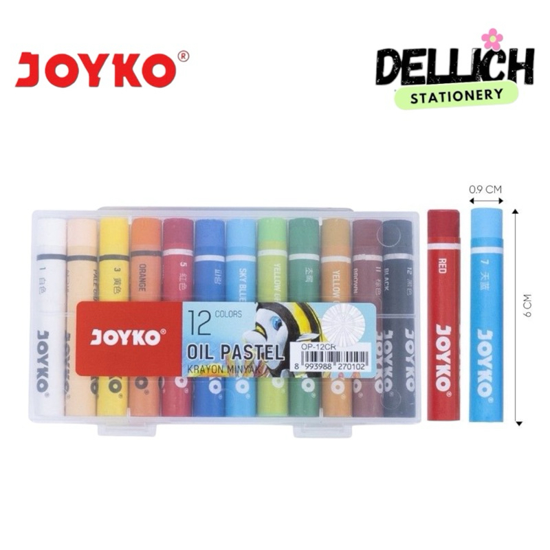 

CRAYON JOYKO / KRAYON JOYKO OIL PASTEL 12 WARNA MINI OP-12CR