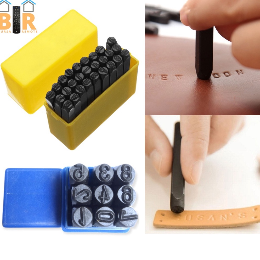

KODE X4J6 Alat Ketok Huruf Dan Angka Letter AZ Number Steel 9 Stamp 3MM 125MM