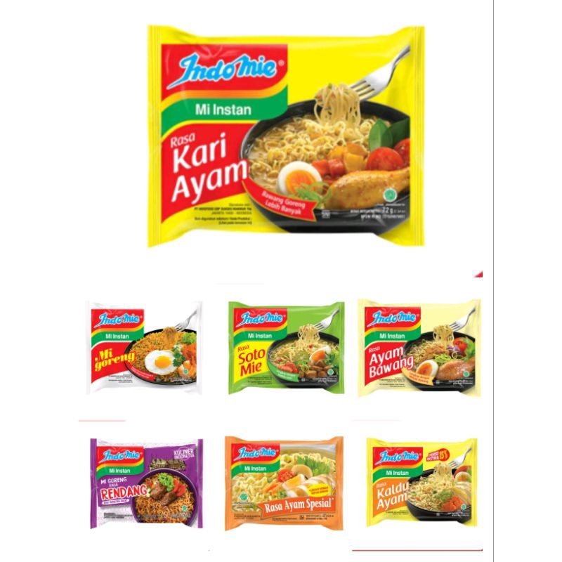 

INDOMIE KARI AYAM, SOTO, MIE GORENG