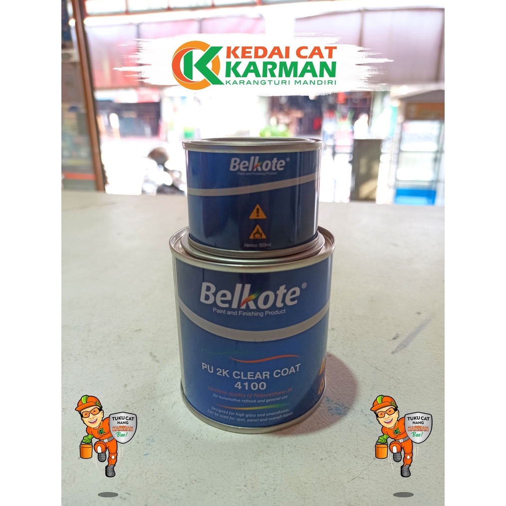KODE A33B CLEAR COAT  CLEAR  PERNIS BELKOTE 41 PU 2K  CLEAR GLOSS ANTI GORES PELINDUNG CAT DUCO MOBI