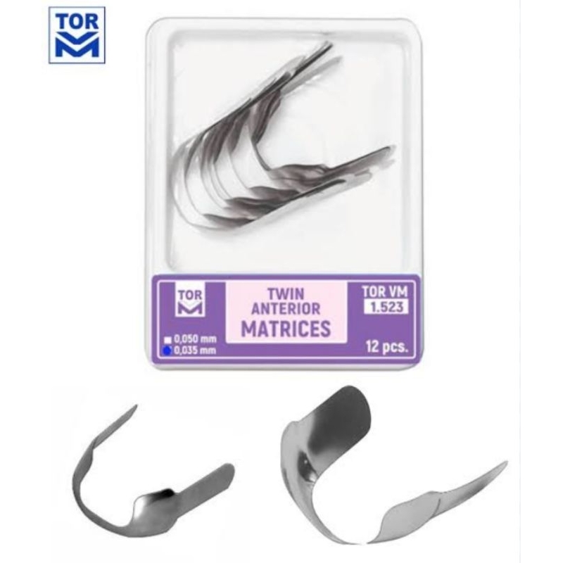 Dental Twin Anterior Matrix Matriks Sectional 1.523 Proximal gigi Depan