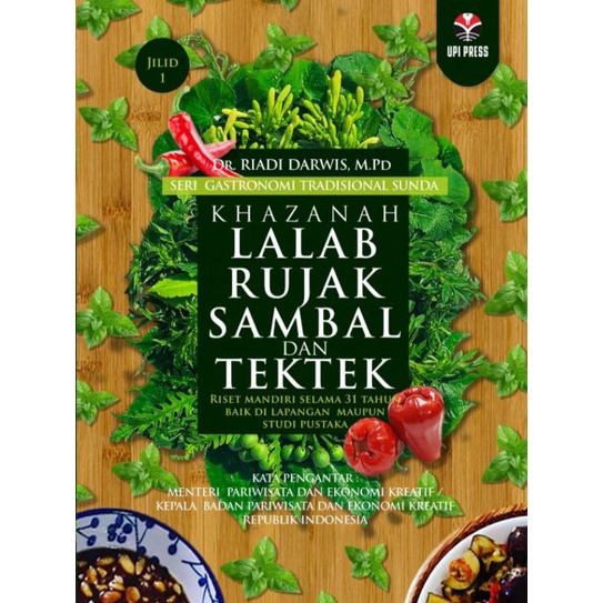 KODE M8E8 Buku Original Seri Gastronomi Tradisional Sunda Khazanah Lalab Rujak Sambal Dan Tetek Jili