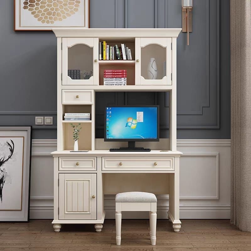 meja belajar anak kayu minimalis