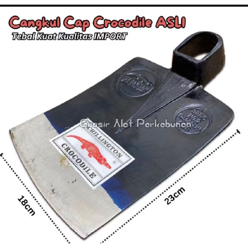 cangkul pacul cap buaya asli cangkul crocodile original tebal