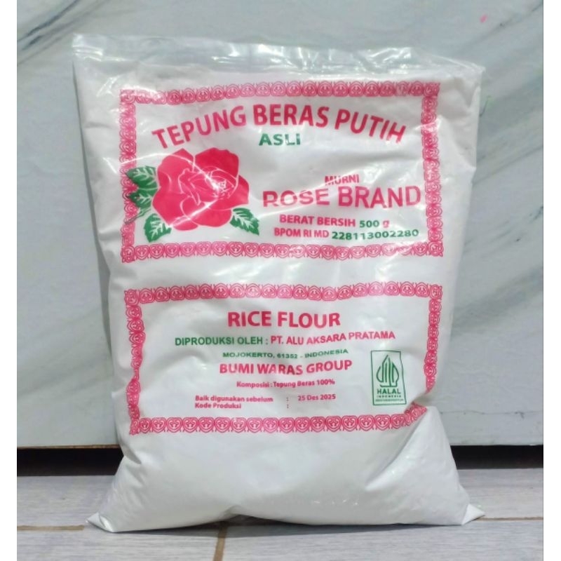 

Tepung Beras Putih Rose Brand 500 Gram, Tepung Beras Putih asli