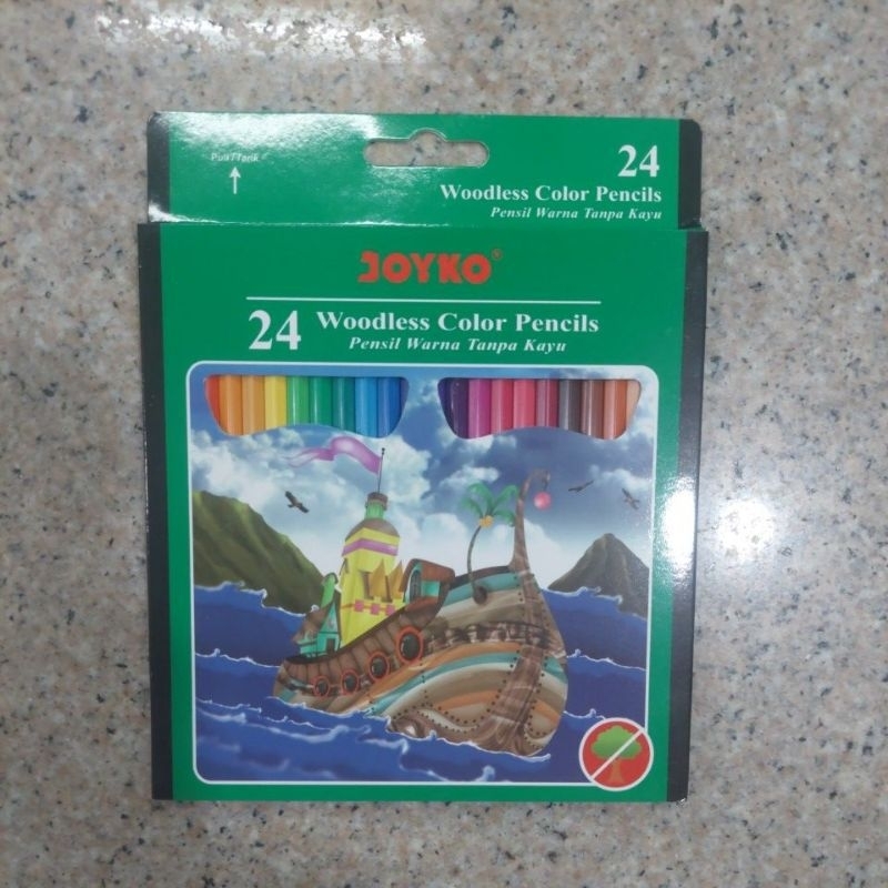 

Pensil Warna 24 Warna Joyko CP-104