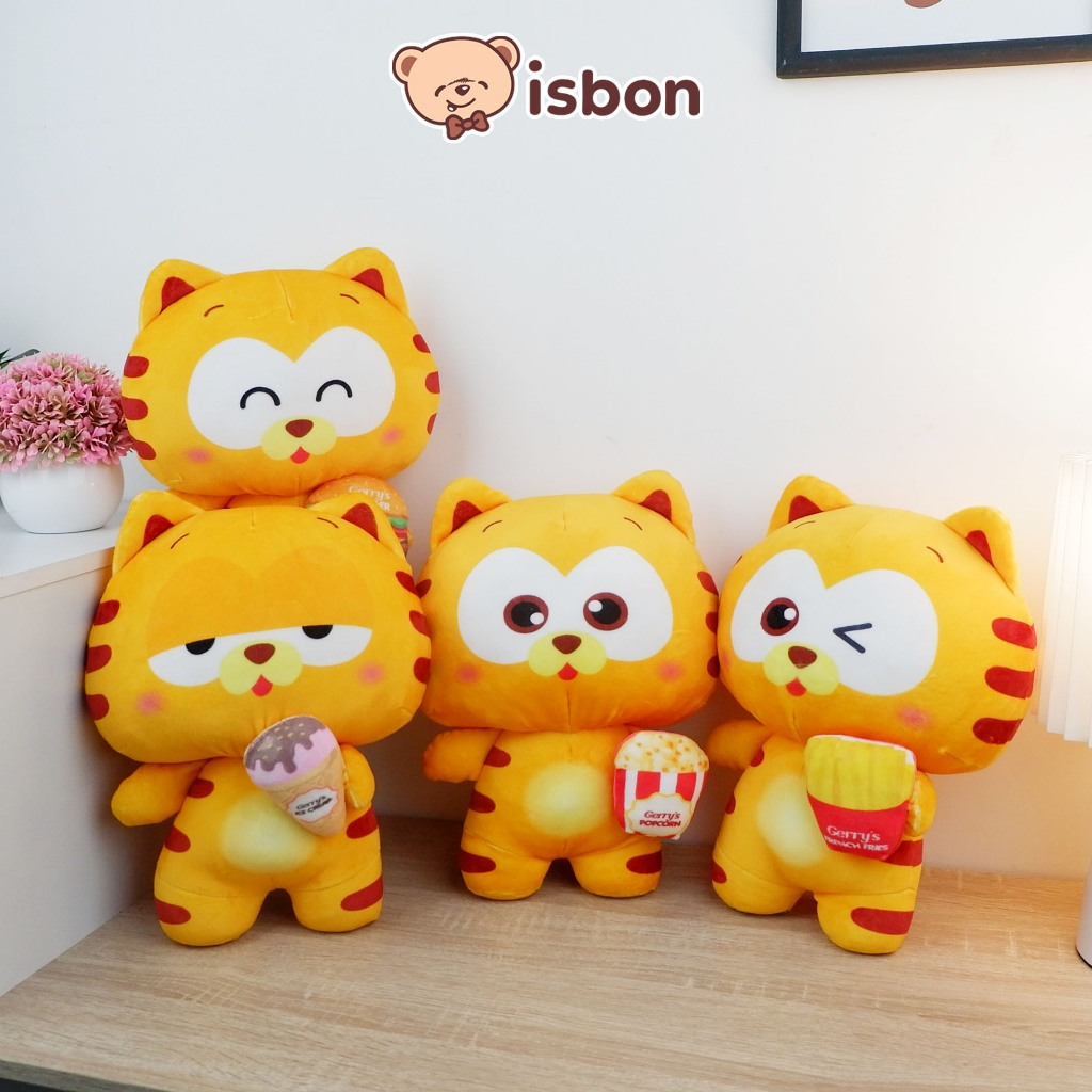 BONEKA Kucing Gerry Cat Orange Lucu ISTANA BONEKA