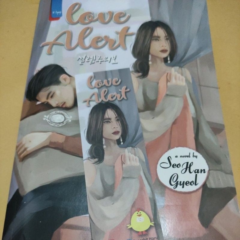 Preloved novel terjemahan Korea Love Alert Seo Han Gyeol Penerbit Haru ada TTD penulis