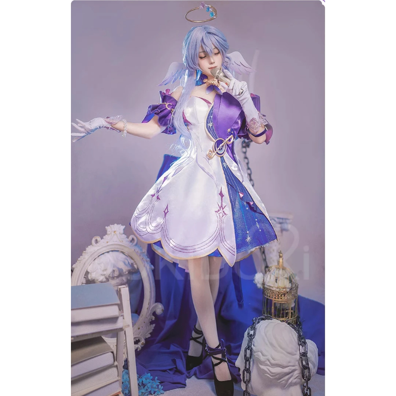 Robin Cosplay Costume Game Honkai: Star Rail Cosplay  Honkai Women Cute Costume Dress Robin Cosplay 