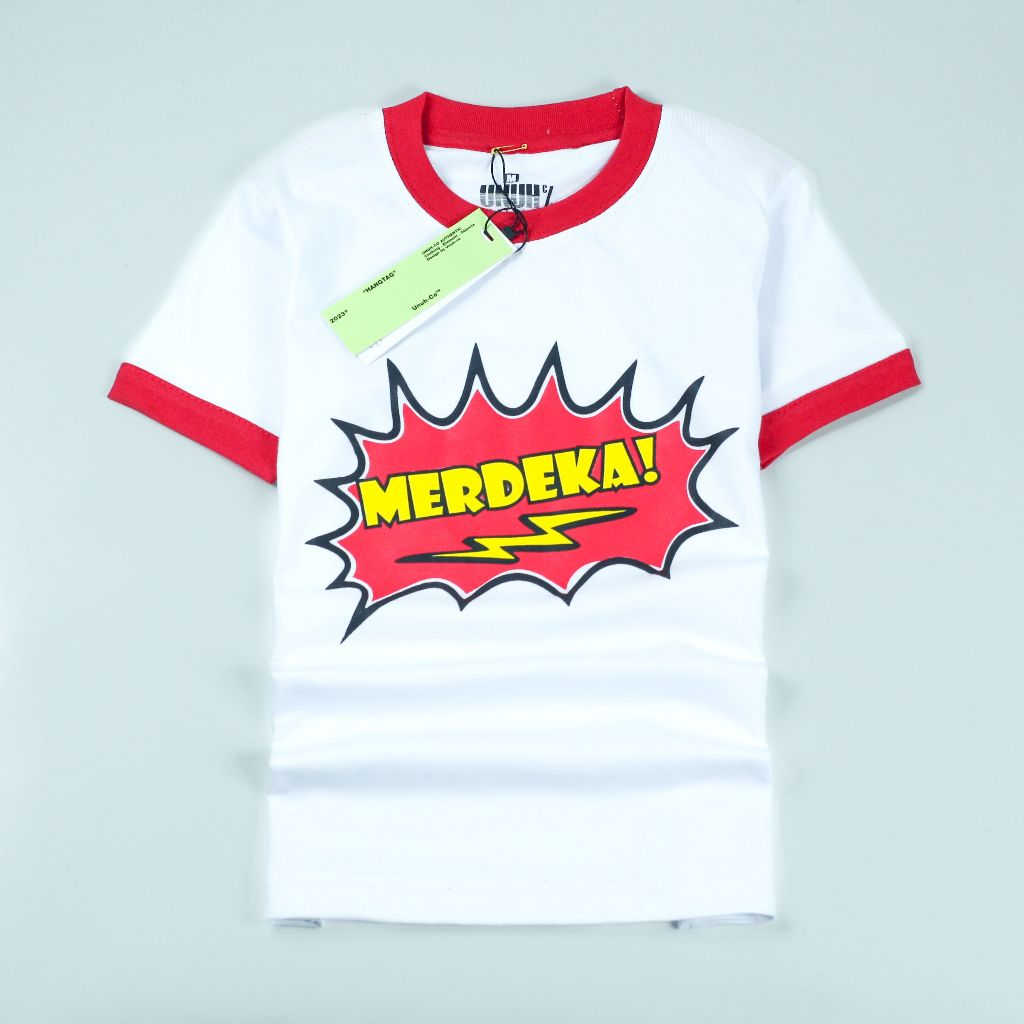 Baju Kaos Anak Tema 17agustus,Baju 17agustus,Outfit Agustusan,1