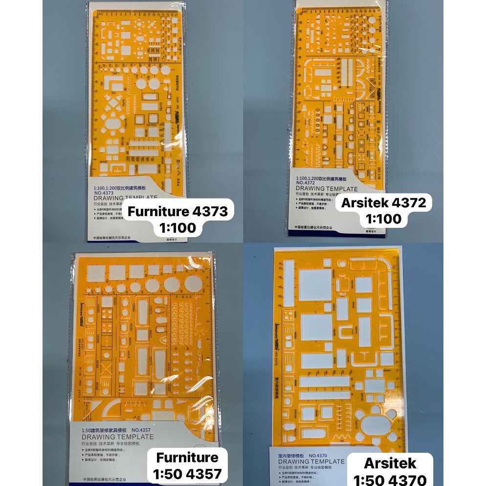 

KODE I5G2 penggaris sablon mal mebel furniture arsitek jisihou 11 dan 12 atau 15 china rotring killer