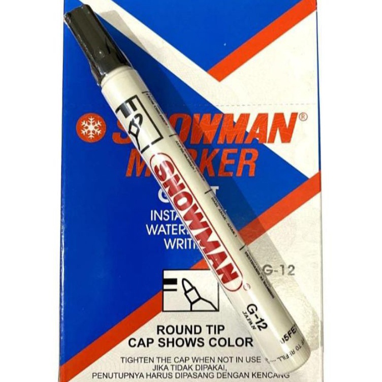 

KODE T2E9 SNOWMAN MARKER GIANT NOG12 1 KOTAK ISI 12 PCS