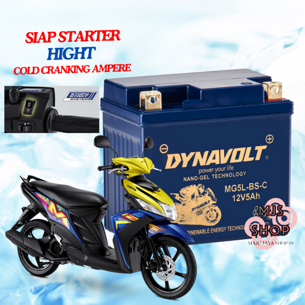 AKI KERING MOTOR FINO GRANDE M3 AKS SSS MIO SOUL GT AKS MG5L BS DYNAVOLT GTZ7S YTZ6V GTZ6V MF