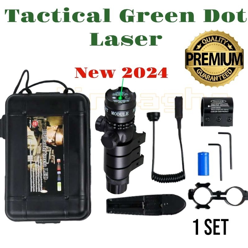 Tactical Green Red Dot Laser penentu Titik Tembak Angin iko