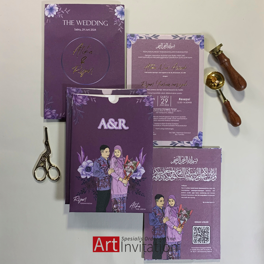 Hard Cover Single Board + Amplop