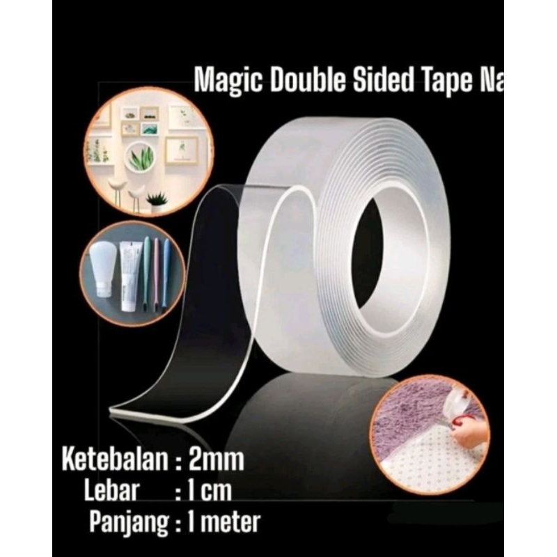 

Isolasi Bening - Double Tape Nano - 1 M