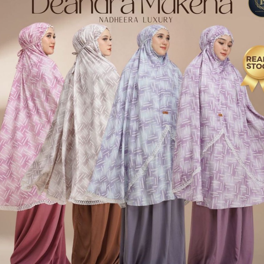 Limit BISA COD DEANDRA MUKENA NADHEERA LUXURY mukenah dea nadhera rayon nyaman