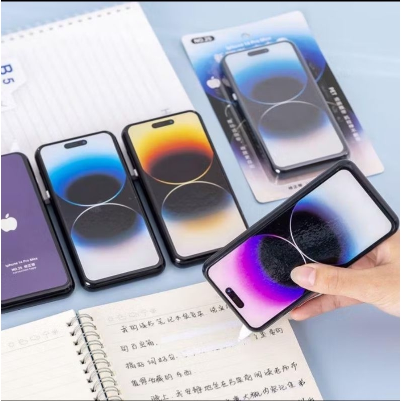 

CORRECTION TAPE/TIPE-X UNIK BENTUK HANDPONE IPHONE PANJANG 12 METER