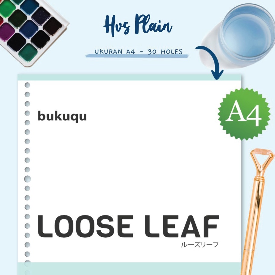 

KF7 Kes Binder HVS A4 Polos Loose leaf Kes File by bukuqu