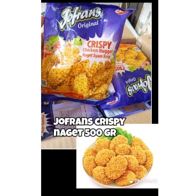 

Naget ayam jofrans crispi 500 gram
