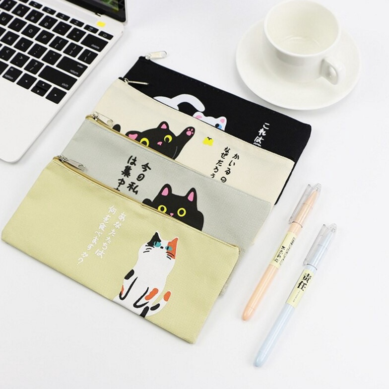 

BOMBASTIS Ennwen TP24 Tempat pensil Japanese Hello Cat Tempat Kosmetik