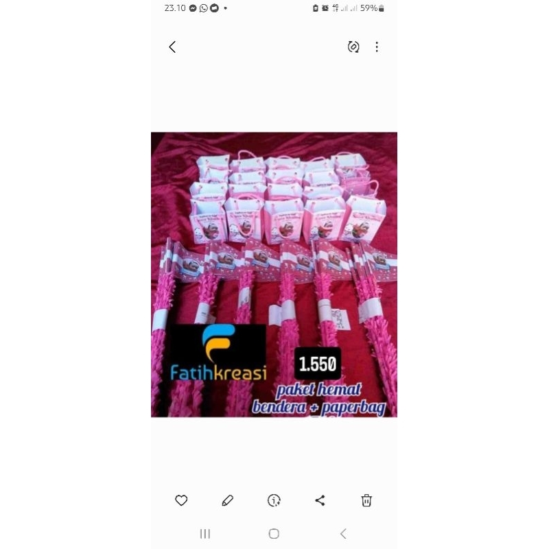 

bendera + paperbag mini