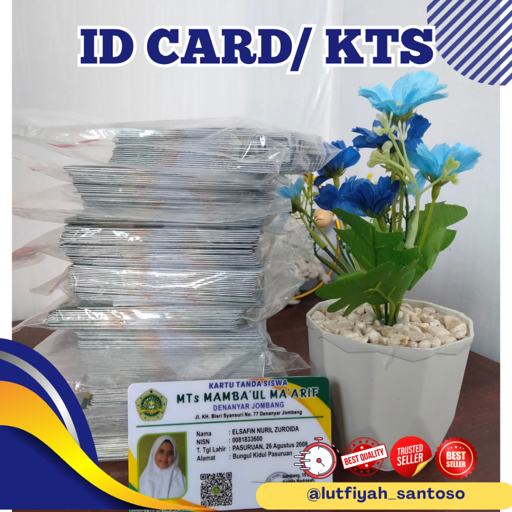 

Kartu Pelajar / Id Card Name Tag / Kartu Member / Kartu Anggota / Kartu Mahasiswa