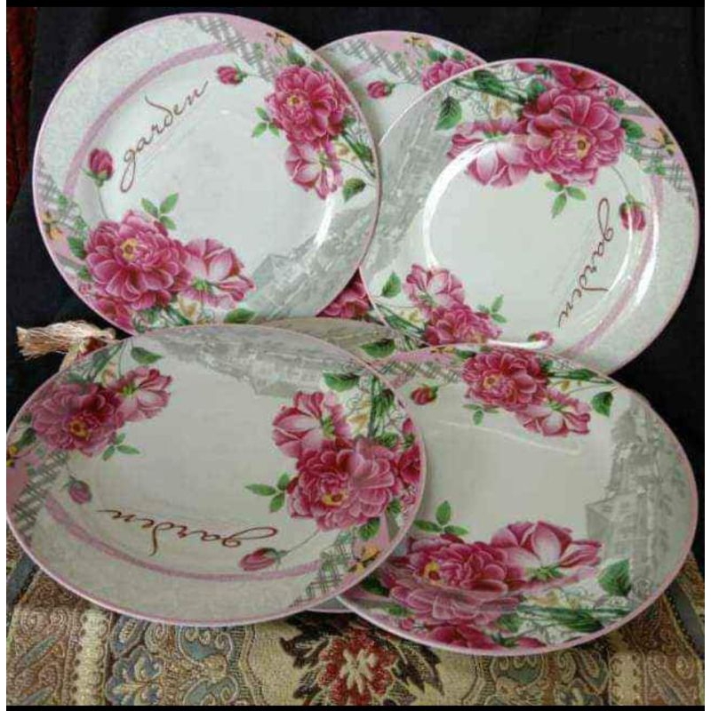 Piring Ceper Keramik Fiorenza Marble 10,5 inch (Set 6pcs & 12pcs)