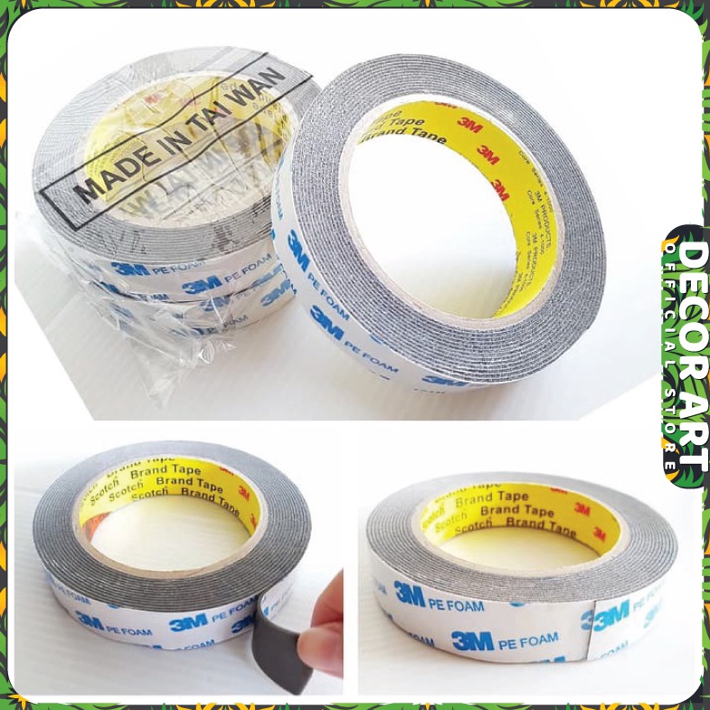 

DAHSYAT 1 Gulung Double Tape Foam Merk 3M Original Taiwan AKS