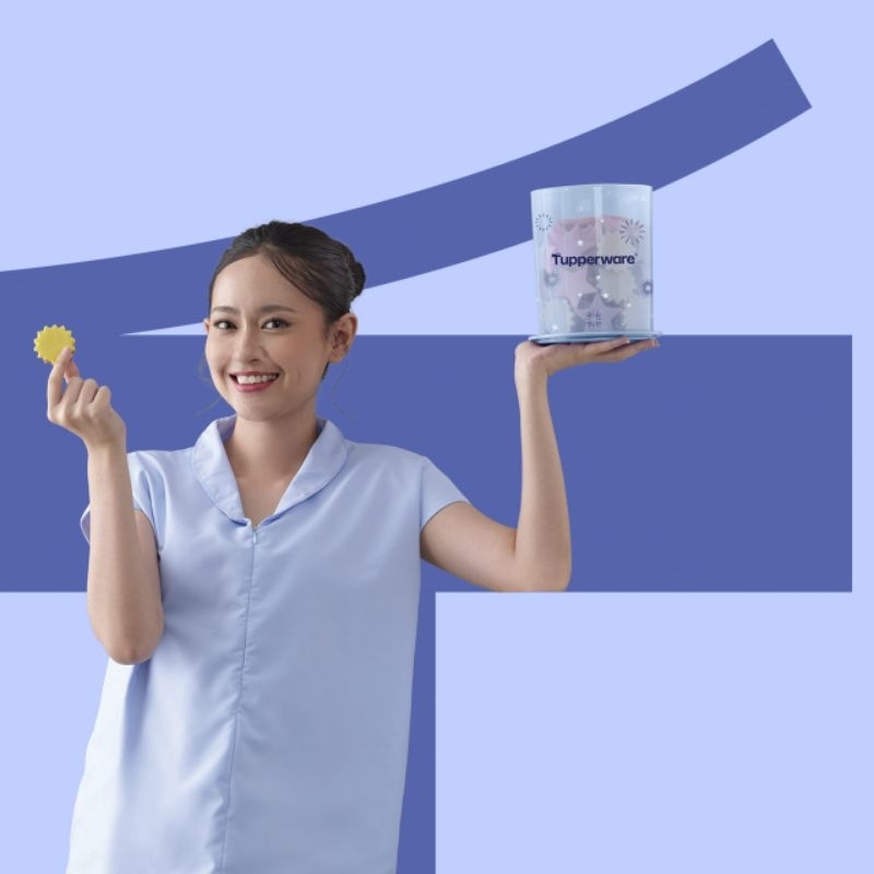 Toples T Canister 2liter tupperware