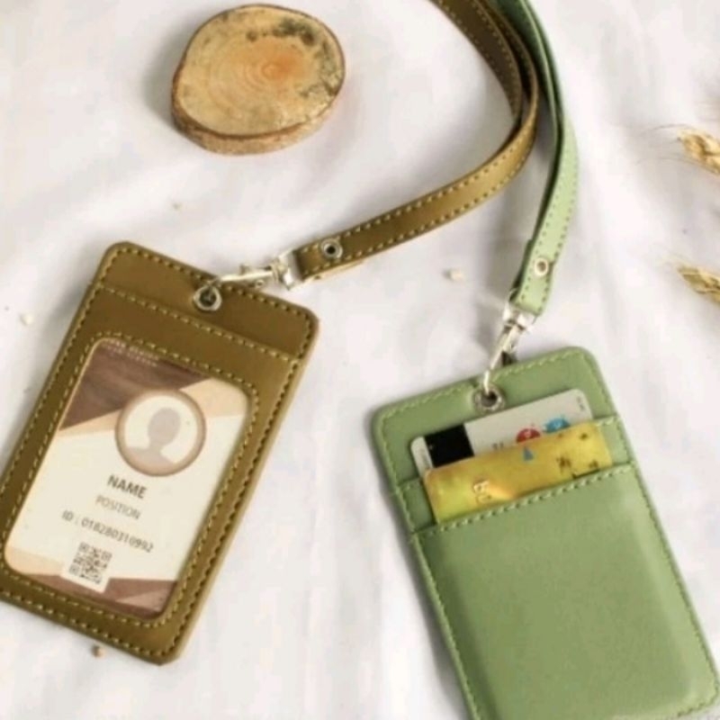 

LANYARD KULIT PASTEL ID CARD HOLDER NAME TAG GANTUNGAN KARTU PREMIUM MURAH BERKUALITAS BEST SELLER BANJARMASIN KALIMANTAN BISA INSTAN PAKAI OJEK ONLINE | KIOS UMI