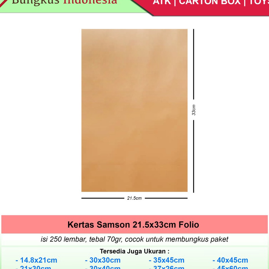 

FG2 Kes Samson F4 Folio 215x33cm