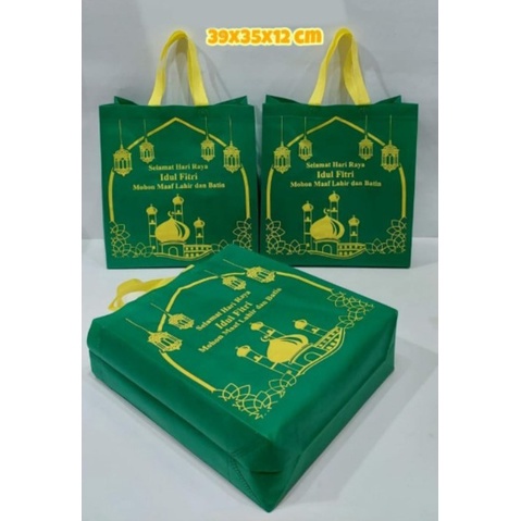 

TERBATAS Goodie Bag Idul Fitri 39 x 35 x 12 Goodie Bag Kotak Kue Lebaran