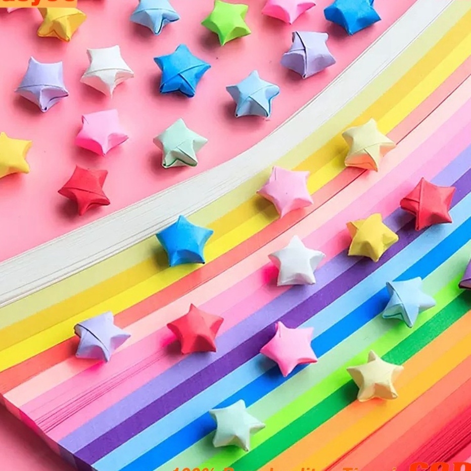 

FG2 54 Lembar Kes Orami Strip Quilling Paper Gradient Color Kes Berwarna
