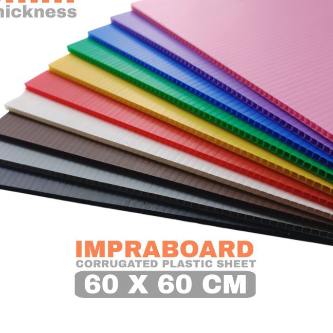 

KI3 Infraboard Impraboard 3mm 6 x 6 cm 6x6 cm 6x6cm PP Board Art Board Imfraboard Karton Plastik