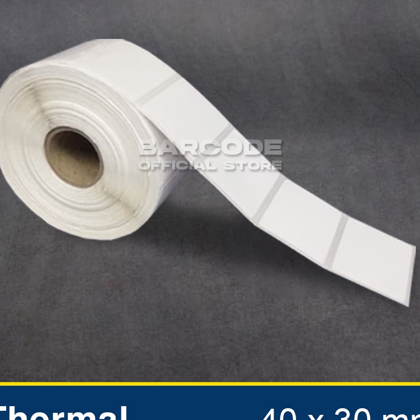 

KP8 Label Stiker Thermal 4X3 mm 4 X 3 4X3mm Kes Barcode 1 isi 8 Pcs
