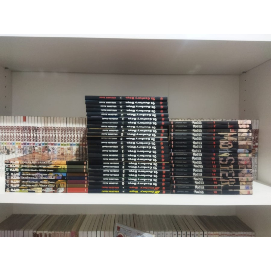 Komik Koleksi Urasawa Naoki Lawas Monster, 20th Century Boys, Pluto : Monster 1-18 Tamat + 20th Cent