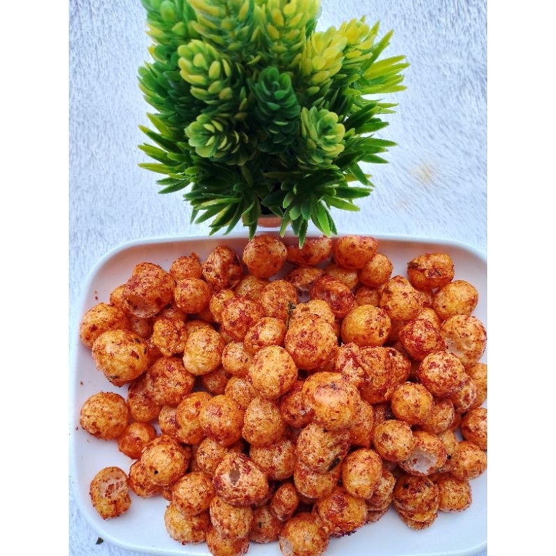 

cimol kering pedas daun jeruk 500gram