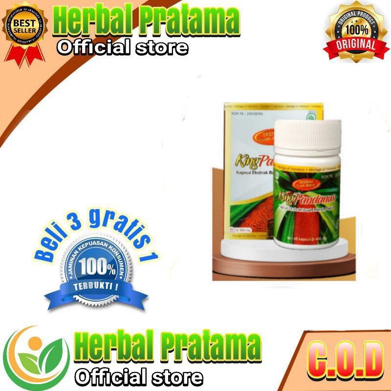 King pandanus ekstrak buah merah Papua asli original obat herbal diabetes kolestrol
