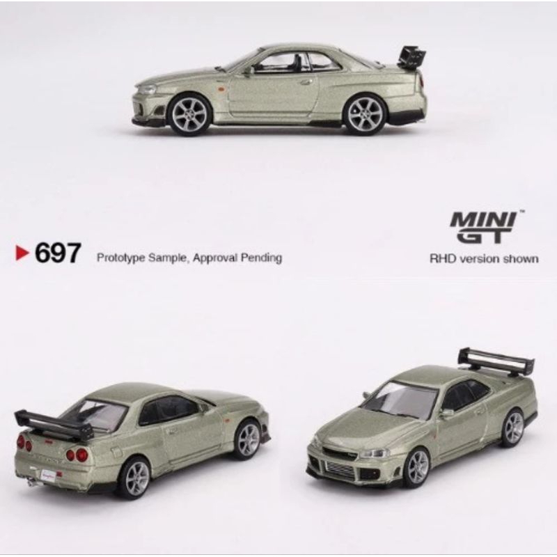 MINI GT 697 NISSAN SKYLINE GTR R34 R-Z MILLENIUM JADE