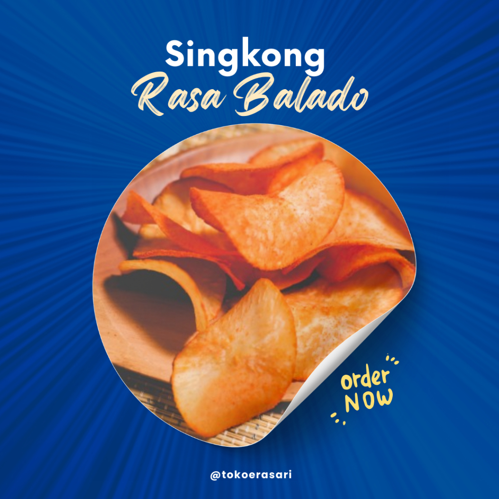 

Kripik Singkong Rasa Pedas Balado