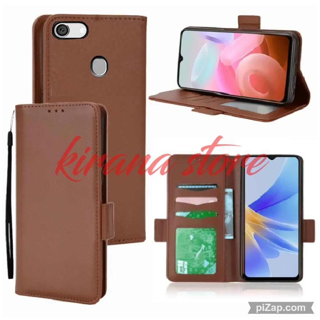 Case Dompet Hp Oppo F7 Flip Case Flip Dompet Casing HP Flip Kulit Case Wallet Leather Cover