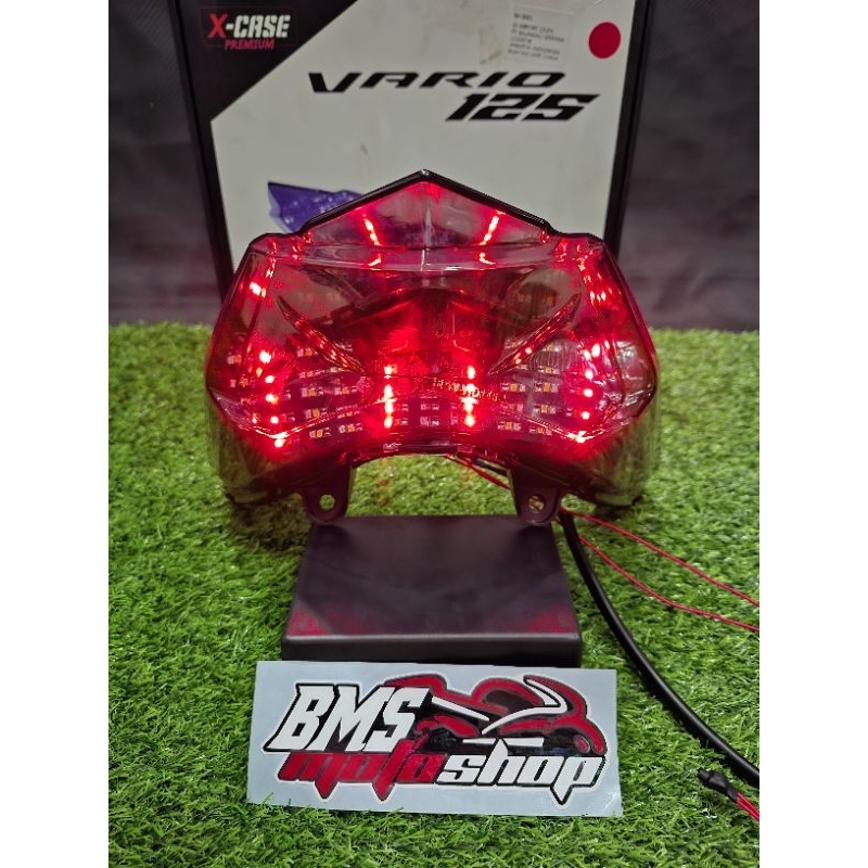STOPLAMP X-CASE RUNNING 8 MODE VARIO 150 OLD LED MERAH