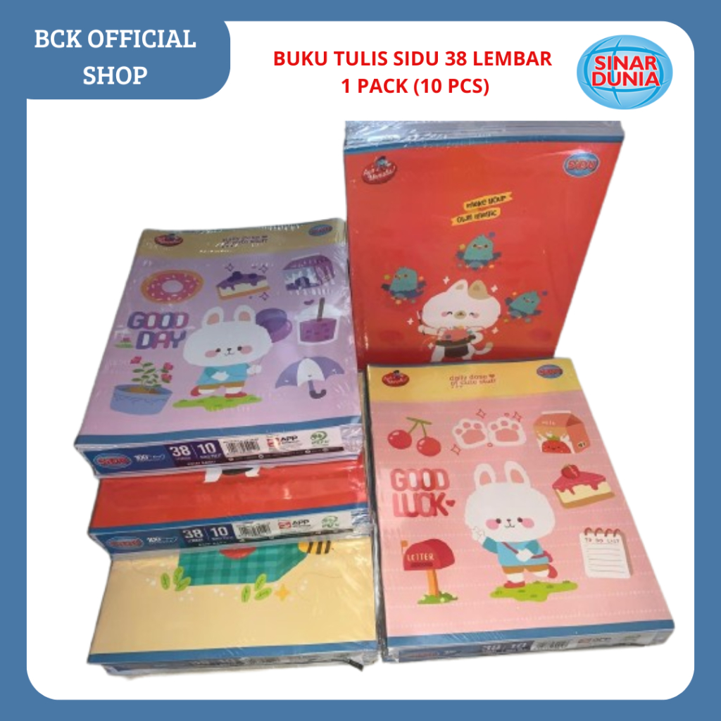 

Buku Tulis Sidu 38 Lembar Buku Sekolah Sidu 1 PACK