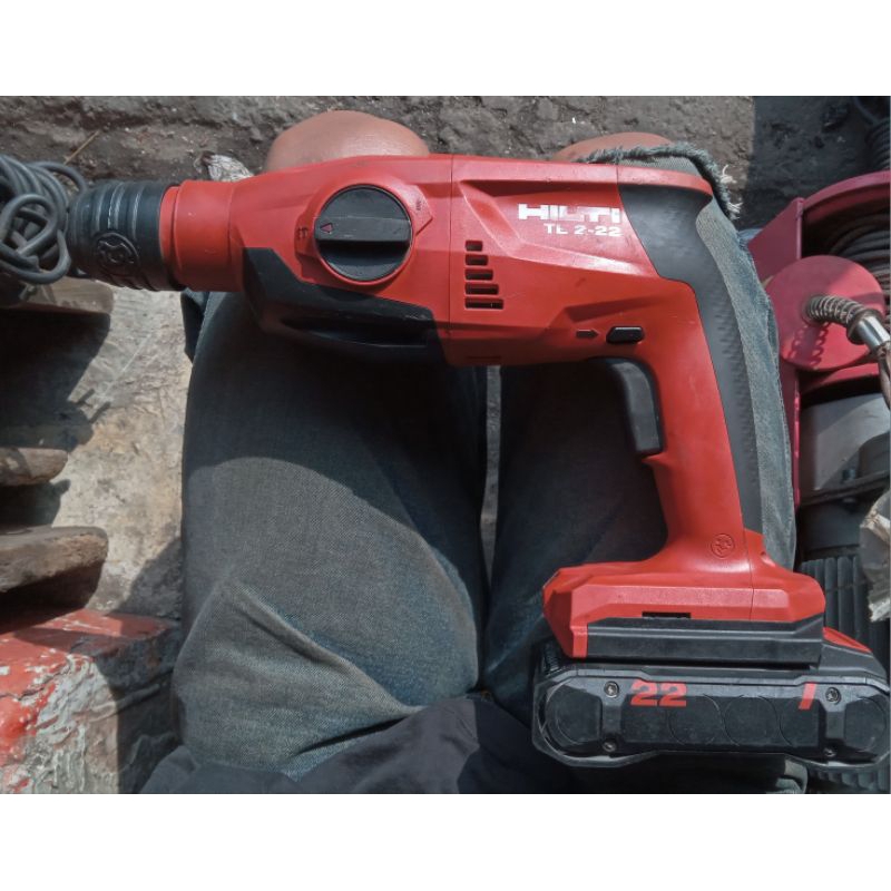 MESIN BOR CORDLESS BETON 2 FUNGSI HILTI TE 2-22 BEKAS