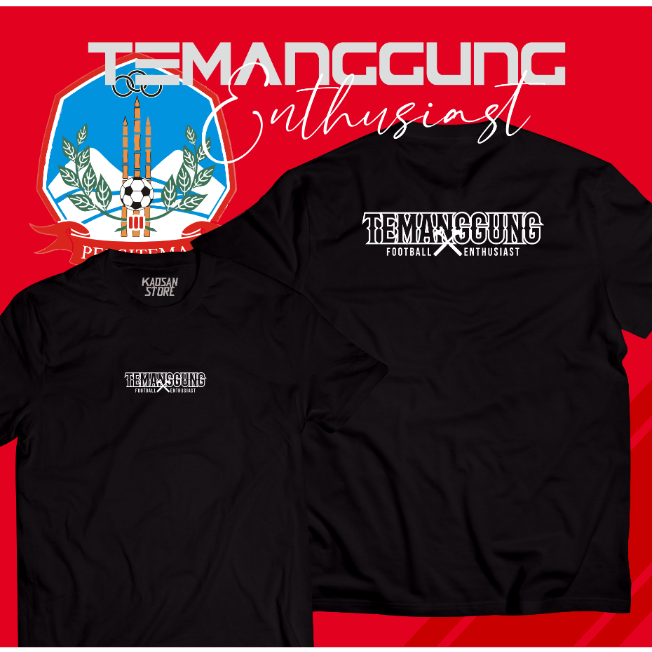 Kaos Suporter Kota Temanggung Tshirt Temanggung Football Enthusiast