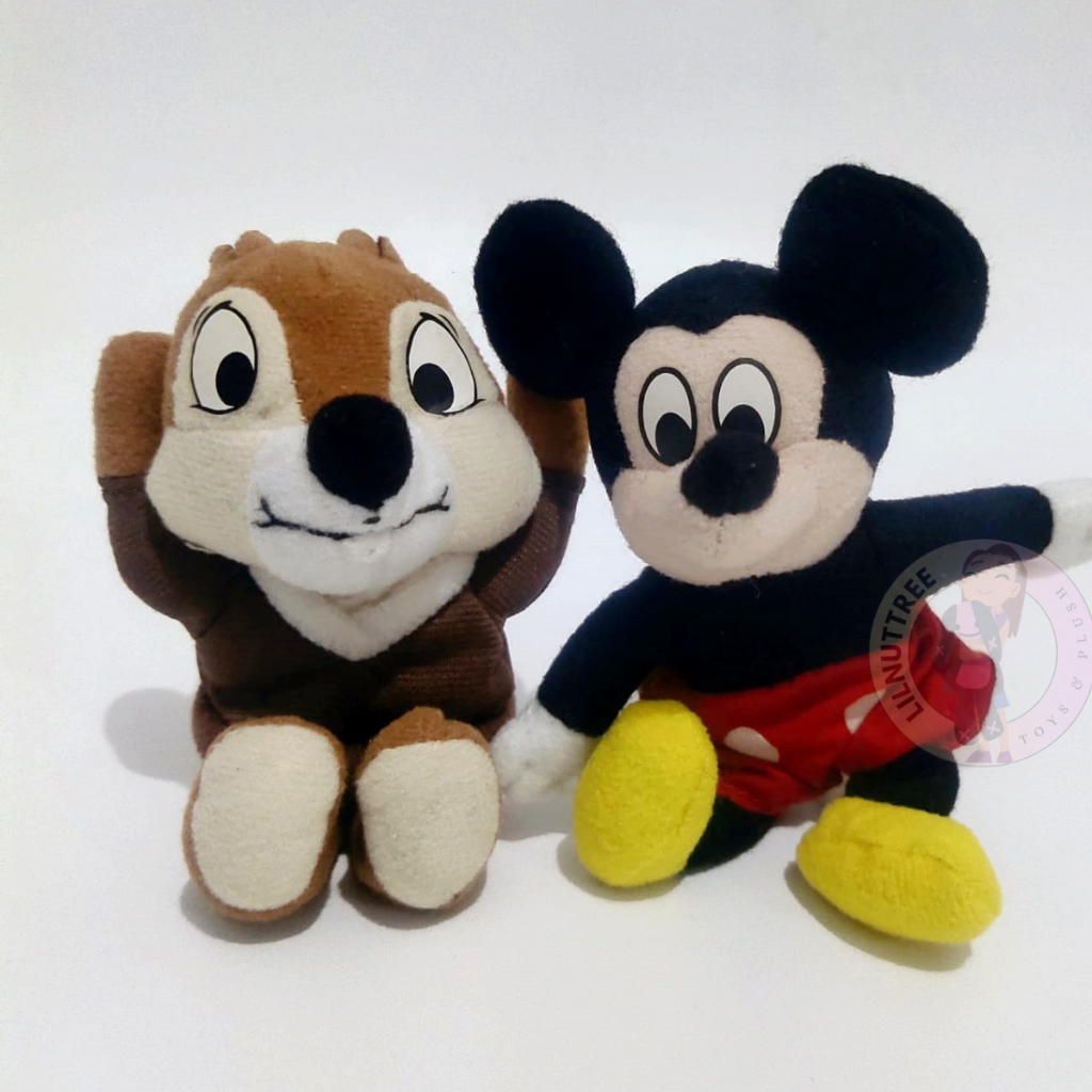 Boneka Chipmunk Disney Mickey Mouse Walt Disney World Millenium Collectables Mcdonalds