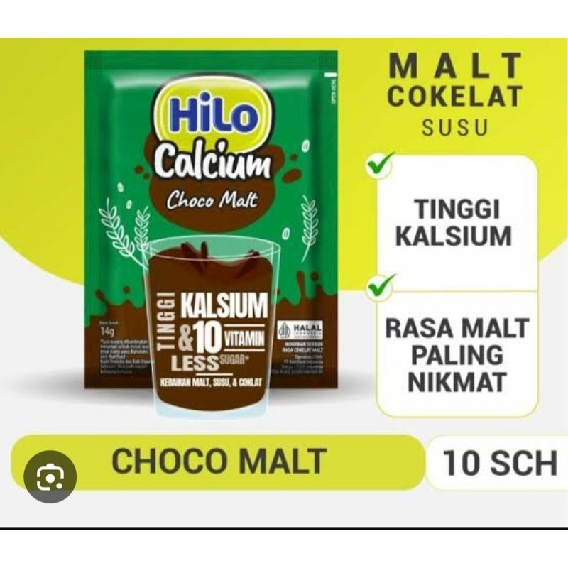 

Hilo calcium choco malt 14 gr (1 renteng isi 10 pcs)