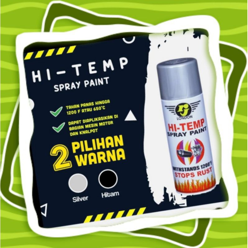 HI TEMP 400cc RJ LONDON cat anti bakar cat knalpot